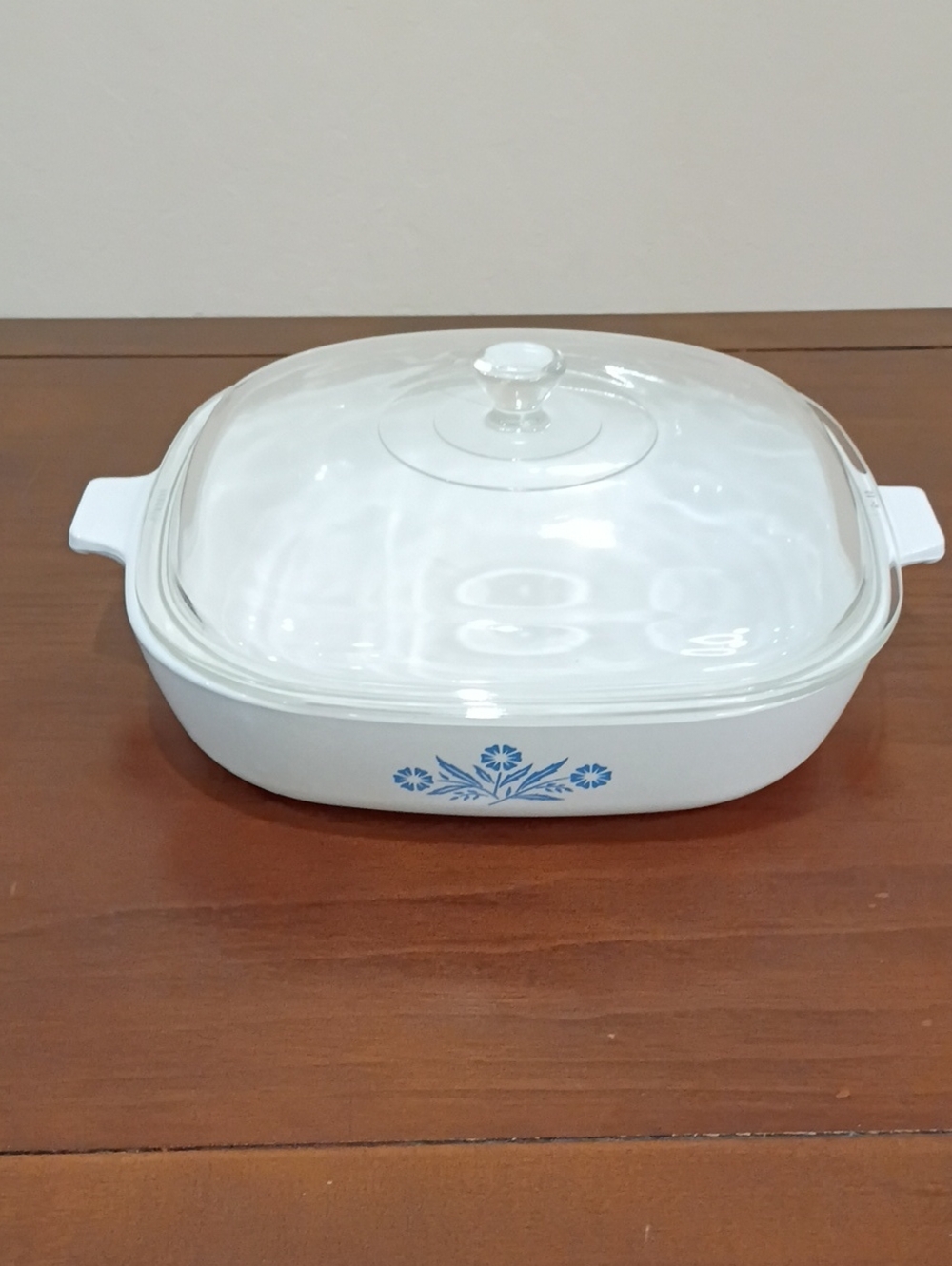 Corning Ware Blue Cornflower P-10-B Dish With Lid, Vintage!